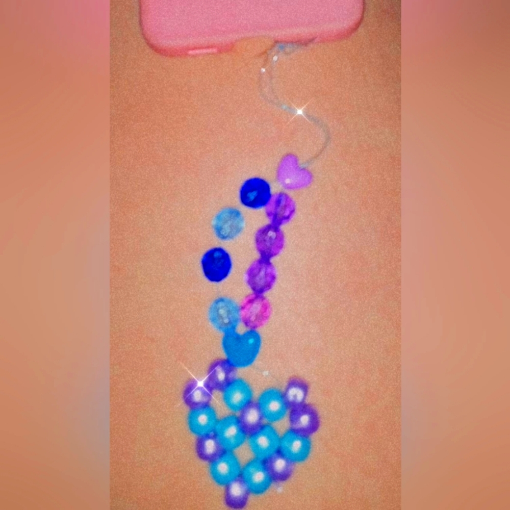 ♡ Heart Phone charm ♡